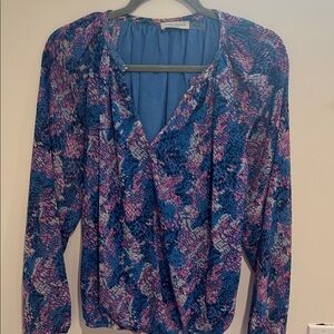 Ramy Brook Multicolor Abstract Blouse